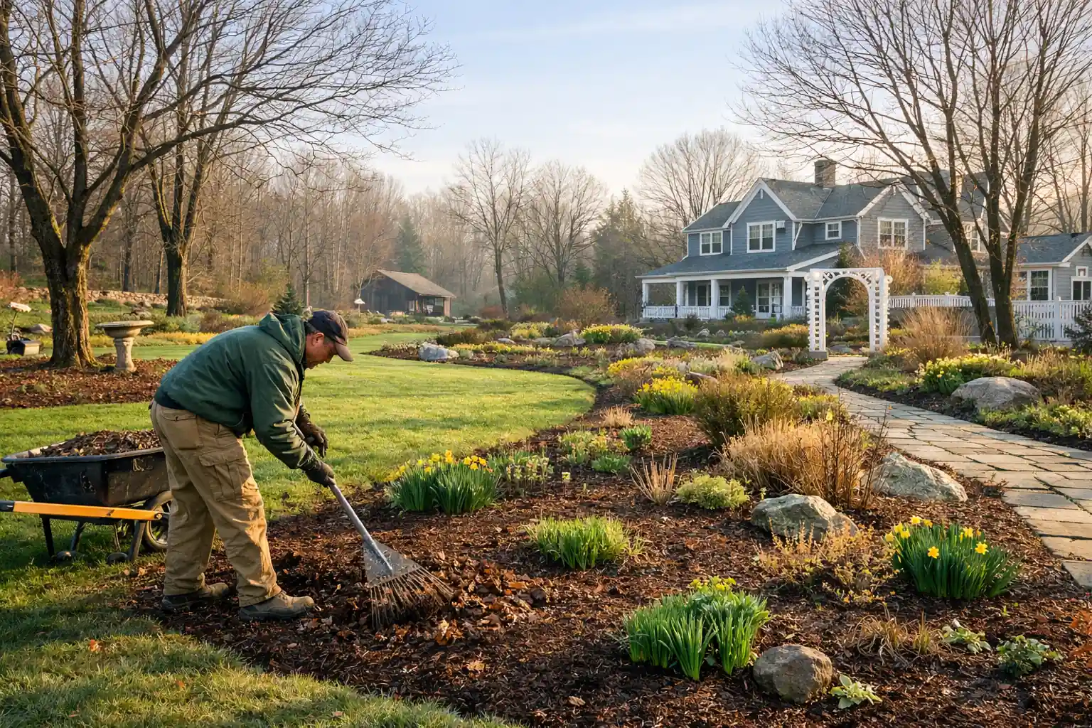 Preparing Estate Gardens For Spring Growth